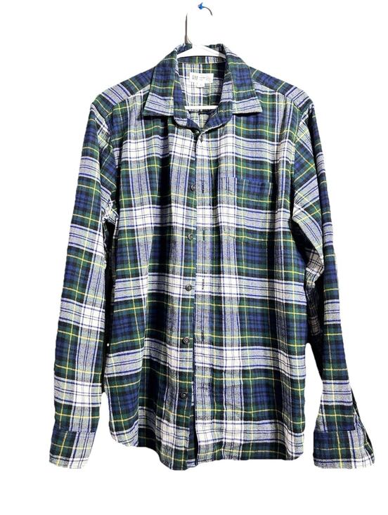 GAP Other - 90s Grunge Green Plaid GAP Flannel‎ Shirt | Oversized Skater Indie